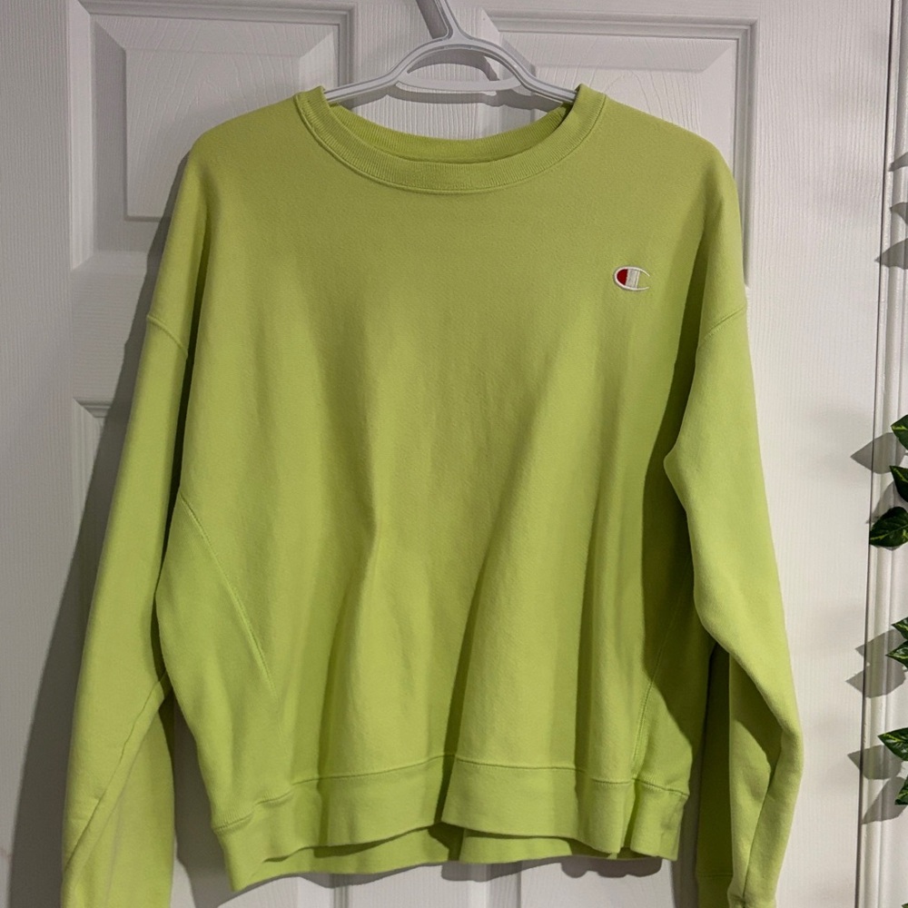 Champion Lime Green Women's Sweater